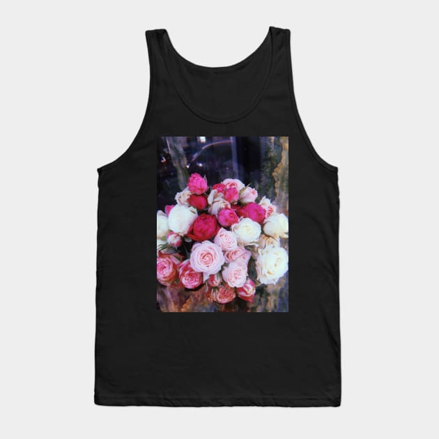 Beautiful Pink Roses Tank Top by SoCalDreamin